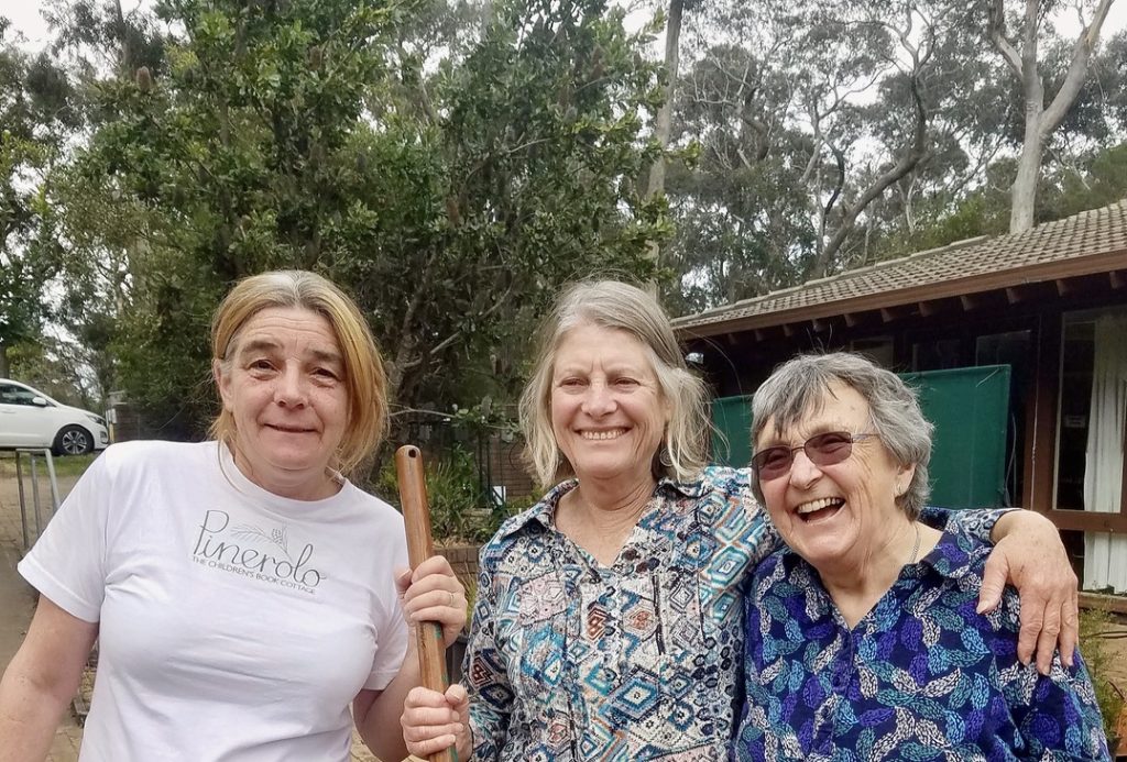 Tanya McLean, Mikla Lewis and another long-term volunteer, Anne Rickwood