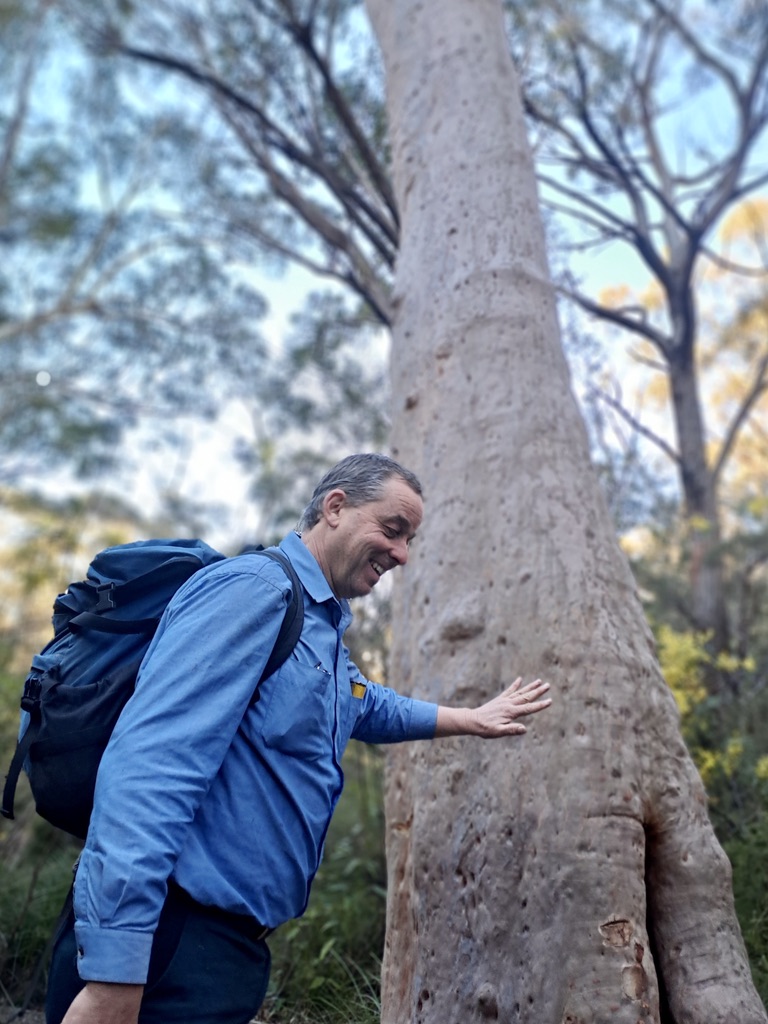 Nathan Summers, host of Bushcare’s Weed Walk and Talk bimonthly events.