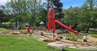 new water play area at Blackheath memorial park