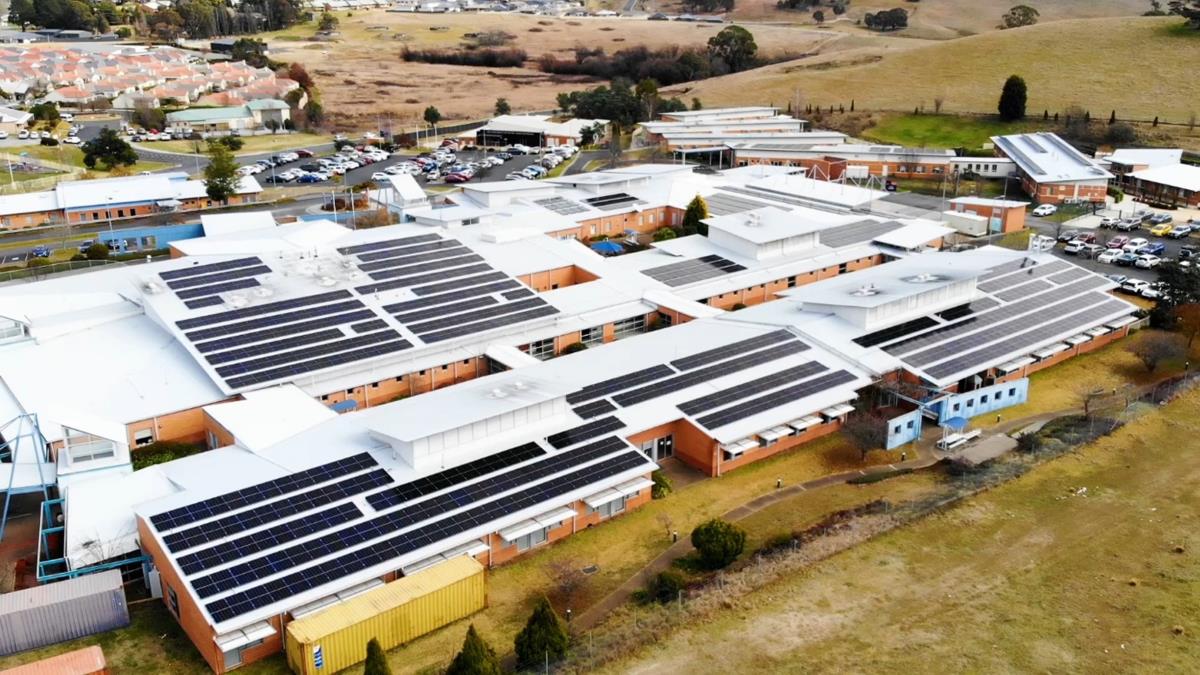367 kilowatts of Solar panels installed across Lithgow Hospital