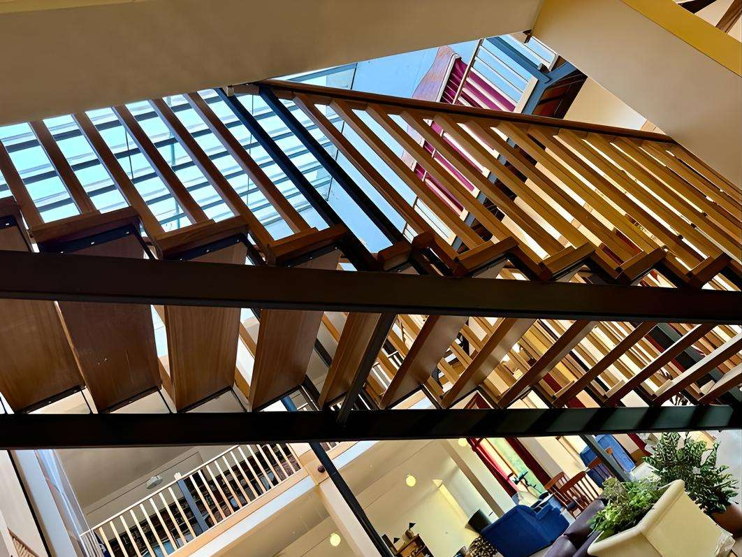 atrium with stairs