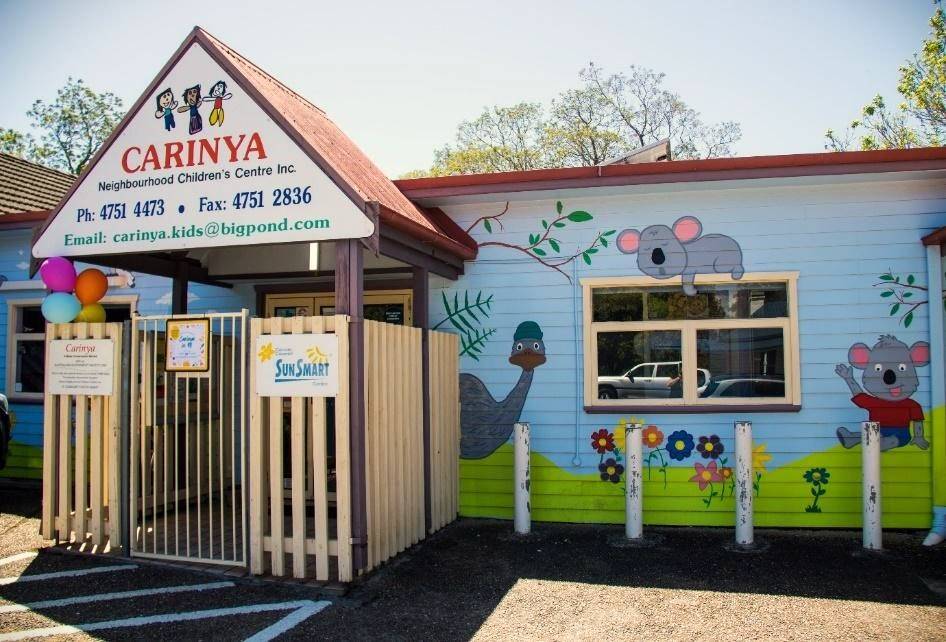 outside carinya pre school in springwood