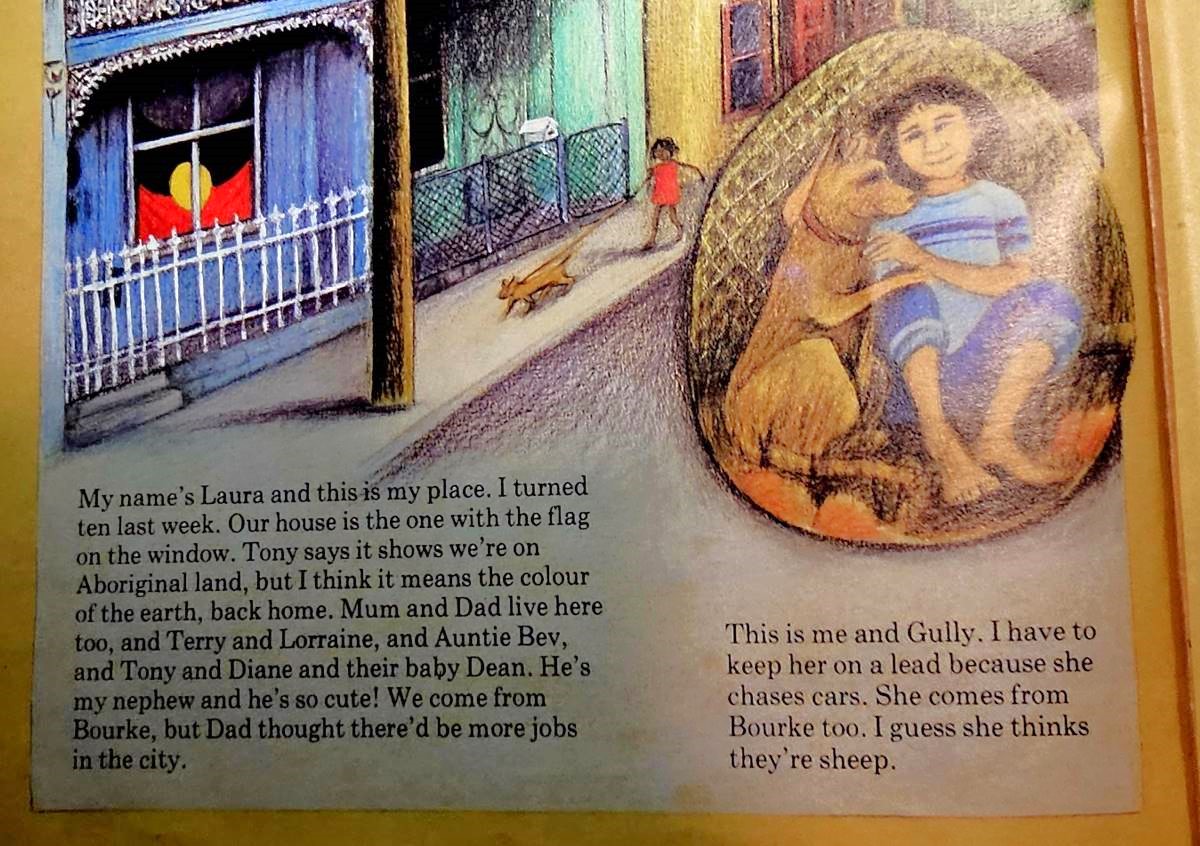 A detail from My Place by Nadia Wheatley and Donna Rawlins.
