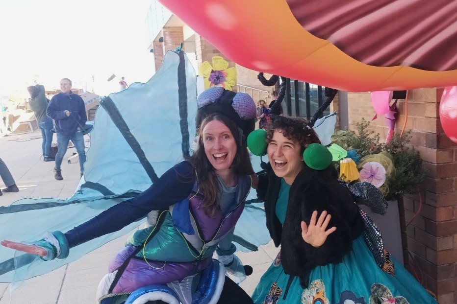 Danielle Carey and Amelie Ecology (AKA Dr Amelie Vanderstock) welcomed guests to the MAGNIFY event at Blue Mountains Cultural Centre.