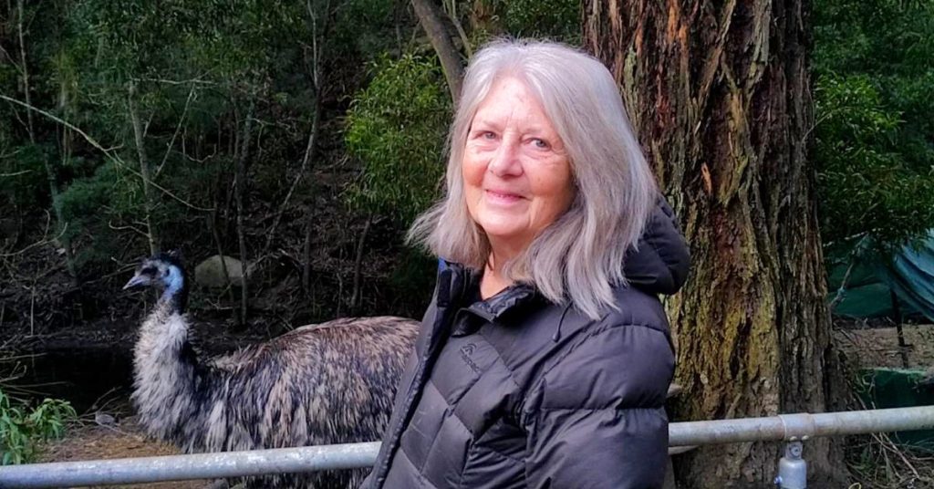 Chris Oddie at the Secret Creek Wildlife Sanctuary