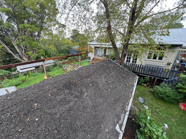 8. The roof covered in top soil.