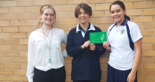 blaxland high students with anastasia vickers